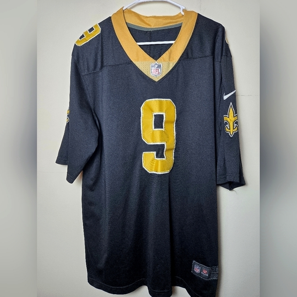 Men's Nike NFL New Orleans Saints Drew Brees #9 Jersey, Size XL